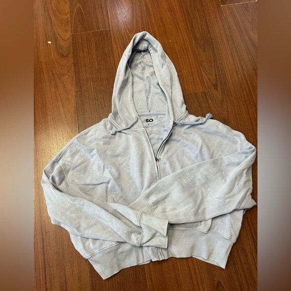 SO Sweaters - SO Heather Gray Casual Hoodie